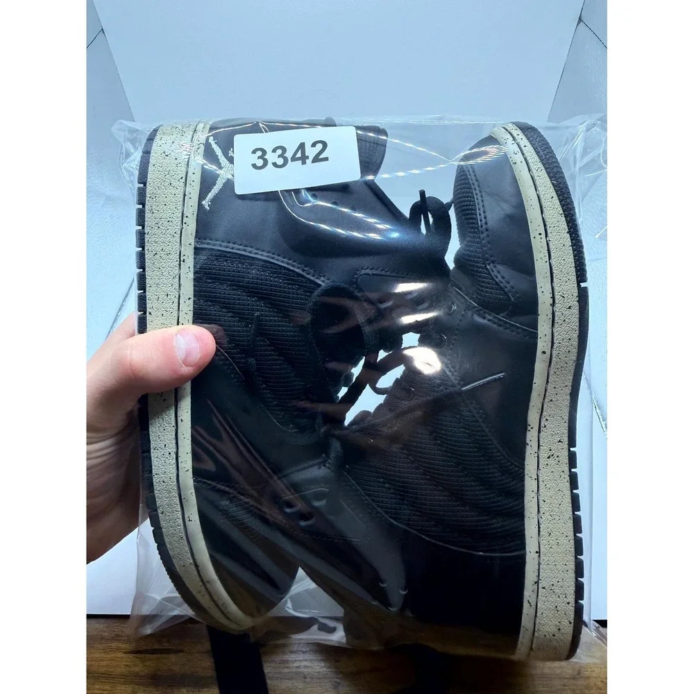 Nike Air Jordan 1 Flight‎ 4 Premium 838818-020 Mens 7.5 Sneaker Black Basketball